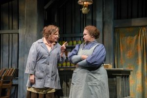 Laura Turnbull and Elizabeth Dimon in "The Cripple of Inishmaan." (Photo by Alicia Donelan Photography)