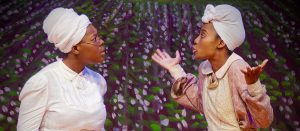 Stephon Duncan and Candice Marie Singleton play slaves in Area Stage Company's production of An Octoroon. (Area Stage Company)