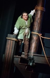 Enrico Cannella as Quasimodo in "The Hunchback of Notre Dame." (Photo by John Barrois)