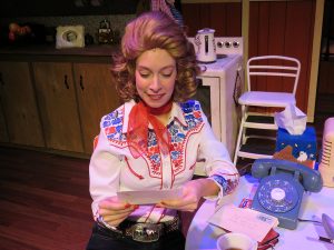 Louise Seger as played by Caroline Fourmy. (Photo by Alan Smason)
