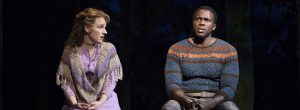 Jessie Mueller (Julie Jordan) and Josh Henry (Billy Bigelow) in "Carousel" at the Imperial Theatre. (Photo by Julieta Cervantes)