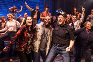 The ensemble cast of "Come From Away." (Photo by Matthew Murphy)