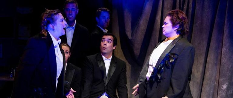 Humans play penguins in love comedy ‘Salty’