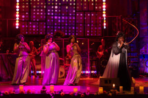 Joplinaires (Caitlyn Martin, Joanna Hale-McGill and Tawny Dolley) perform with Nattalyee Randall as Aretha Franklin, the Queen of Soul. (Photo by Brittany Werner)