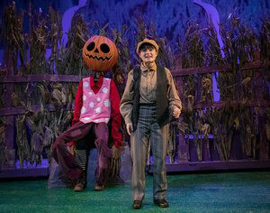 Jack (Eric Fancher) and Tip (Jordyn Freelage) in "The Land of Oz.: (Photo courtesy Dobama)
