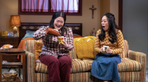 Narea Kang, left, with Nicole Javier in "The Heart Sellers" by Lloyd Suh.