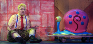Savannah Chaisson portrays the titular character in "The SpongeBob Musical." (Photo by John Barrois)