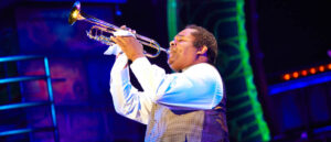 James Monroe Iglehart as Louis Armstrong in "A Wonderful World." (Photo by Jeremy Daniel)