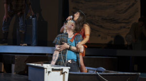 Teddy Lytle (Robby) and Gabbi Beauvais (Heroin) in "The Moby Dick Blues." (Photo by Sabine Lola Stock)