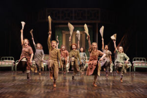 Members of the company in "Annie." (Photo by David Hou)