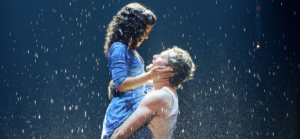 Alysha Deslorieux (Middle Allie) and Ken Wulf Clark (Middle Noah) in the North American tour of "The Notebook: The Musical," now at Playhouse Square in Clevleand through Sept. 27. (Photo by Roger Mastroianni)
