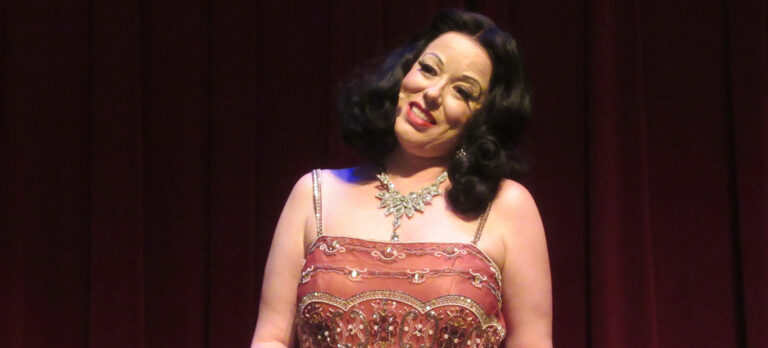Heather Massie’s one-woman vehicle showcases Hedy Lamarr’s dual lives of screen icon, scientist