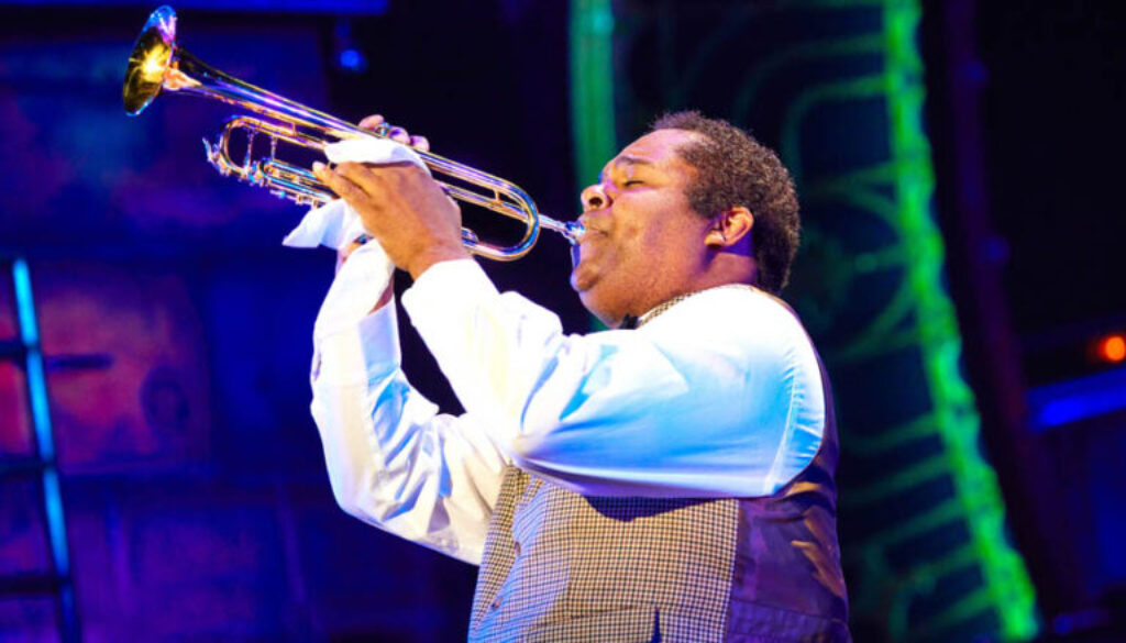 01James Monroe Iglehart as Louis Armstrong in A Wonderful World ©Jeremy Daniel